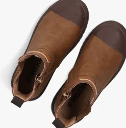 cognac shoesme chelsea boots sw24w014