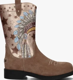 cognac shoesme cowboylaarzen nw22w006