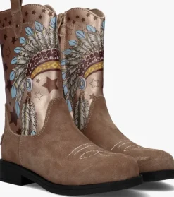 cognac shoesme cowboylaarzen nw22w006