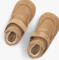 cognac shoesme hoge sneakers bp24w001