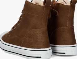 cognac shoesme hoge sneakers on22w211