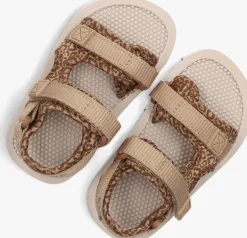 cognac shoesme platte sandalen ls24s002