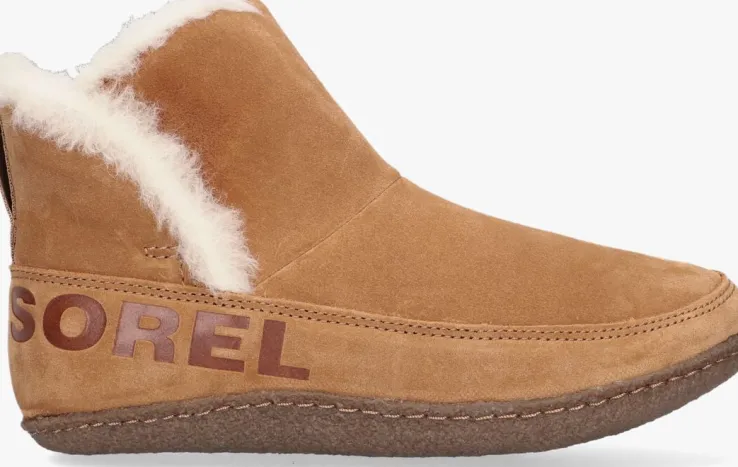 cognac sorel pantoffels nakiska bootie