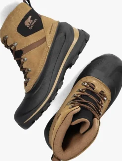 cognac sorel veterboots buxton lace wp