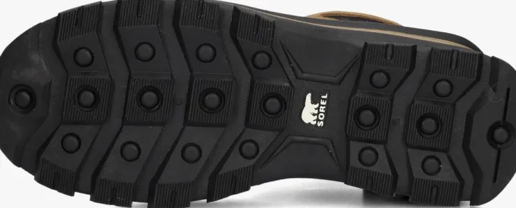 cognac sorel veterboots buxton lace wp