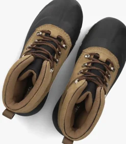 cognac sorel veterboots buxton lace wp