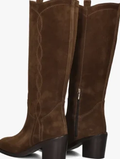 cognac stefano lauran hoge laarzen b5631