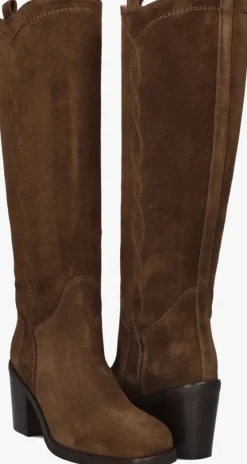 cognac stefano lauran hoge laarzen b5631