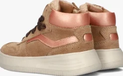 cognac ton & ton hoge sneakers swann