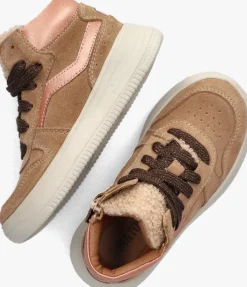 cognac ton & ton hoge sneakers swann