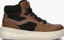 cognac ton & ton hoge sneakers olle