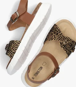 cognac ton & ton sandalen sillia