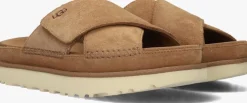 cognac ugg slippers w goldenstar cross slide