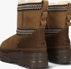 cognac ugg vachtlaarzen classic mini trailgazer