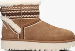 cognac ugg vachtlaarzen classic mini atherson