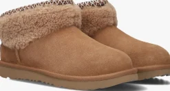 cognac ugg vachtlaarzen classic ultra mini maxi curly girls
