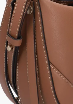 cognac vanessa bruno schoudertas mini daily bag