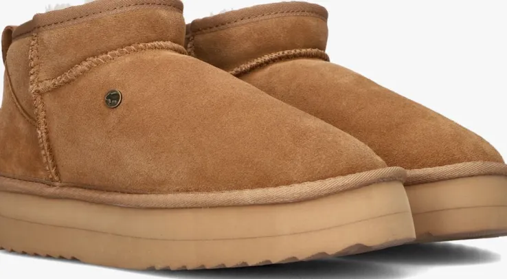 cognac warmbat vachtlaarzen durack plateau