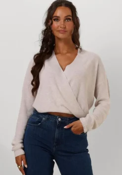 creme another label trui leni knitted pull