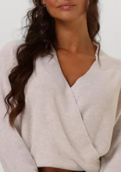 creme another label trui leni knitted pull