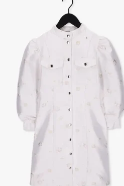 creme bruuns bazaar mini jurk prunella adrine dress