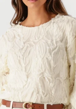 creme co'couture blouses shania fluffy blouse
