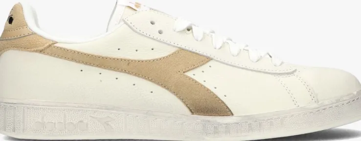creme diadora lage sneakers game l low waxed m