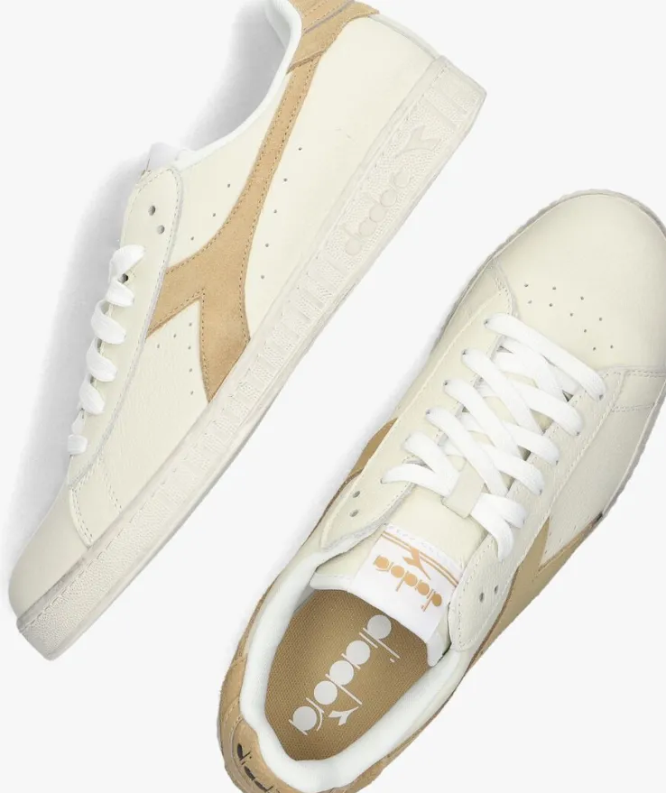 creme diadora lage sneakers game l low waxed m