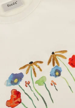 creme forét t-shirt botanic t-shirt