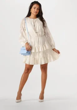 creme liu jo mini jurk abito ts.nav
