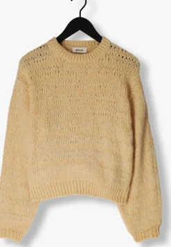 creme modström trui grovermd o-neck