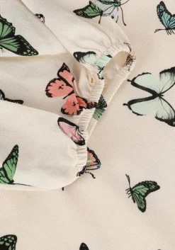 creme na-kd mini jurk front rouching mini dress