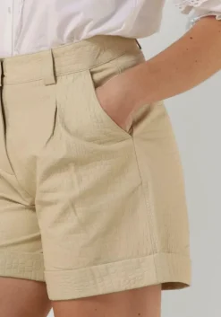 creme notes du nord broeken georgina leather shorts