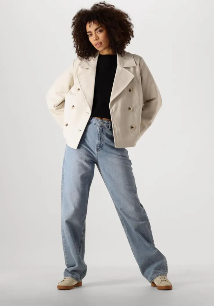 creme object jack objkeily short jacket