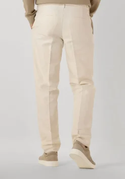 creme profuomo chino trouser rf herringbone
