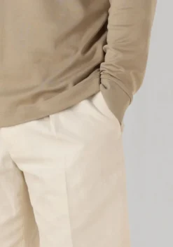 creme profuomo chino trouser rf herringbone