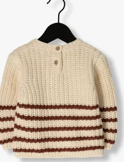 creme quincy mae trui rex sweater