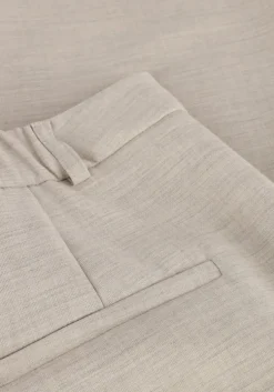 creme selected femme pantalon slfrita-paxa hw extra wide pant