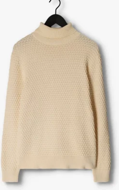 creme selected homme coltrui remy ls knit all stu roll neck w camp