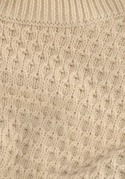 creme selected homme coltrui remy ls knit all stu roll neck w camp