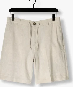 creme selected homme korte broek slhregular-leroy sun shorts