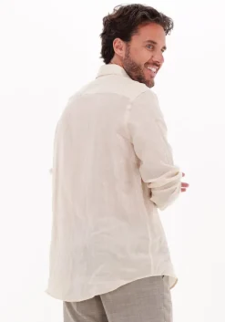 creme tiger of sweden casual overhemd linnen sankt 2005