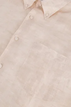 creme tiger of sweden casual overhemd linnen sankt 2005