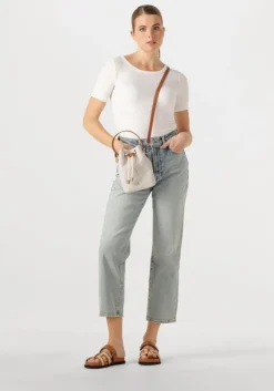 creme tommy hilfiger schoudertas th premium beach le bucket