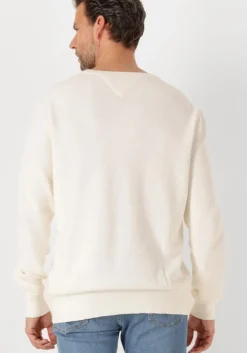 creme tommy hilfiger trui essential structure crew neck