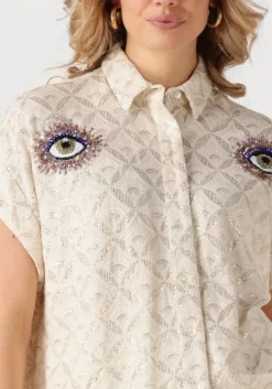 creme wild blouses edith