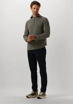 donkerblauwe alberto pantalon 3037 1206