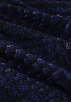 donkerblauwe alix the label minirok graphic raffle skirt