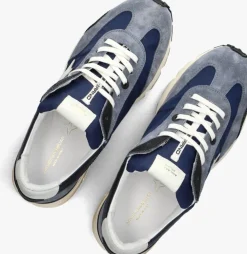 donkerblauwe ama brand deluxe lage sneakers urban