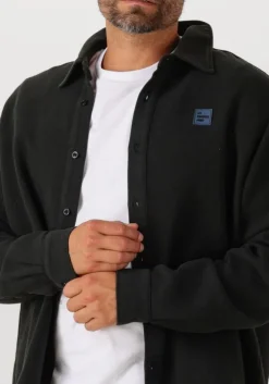 donkerblauwe american vintage overshirts afaz chemises